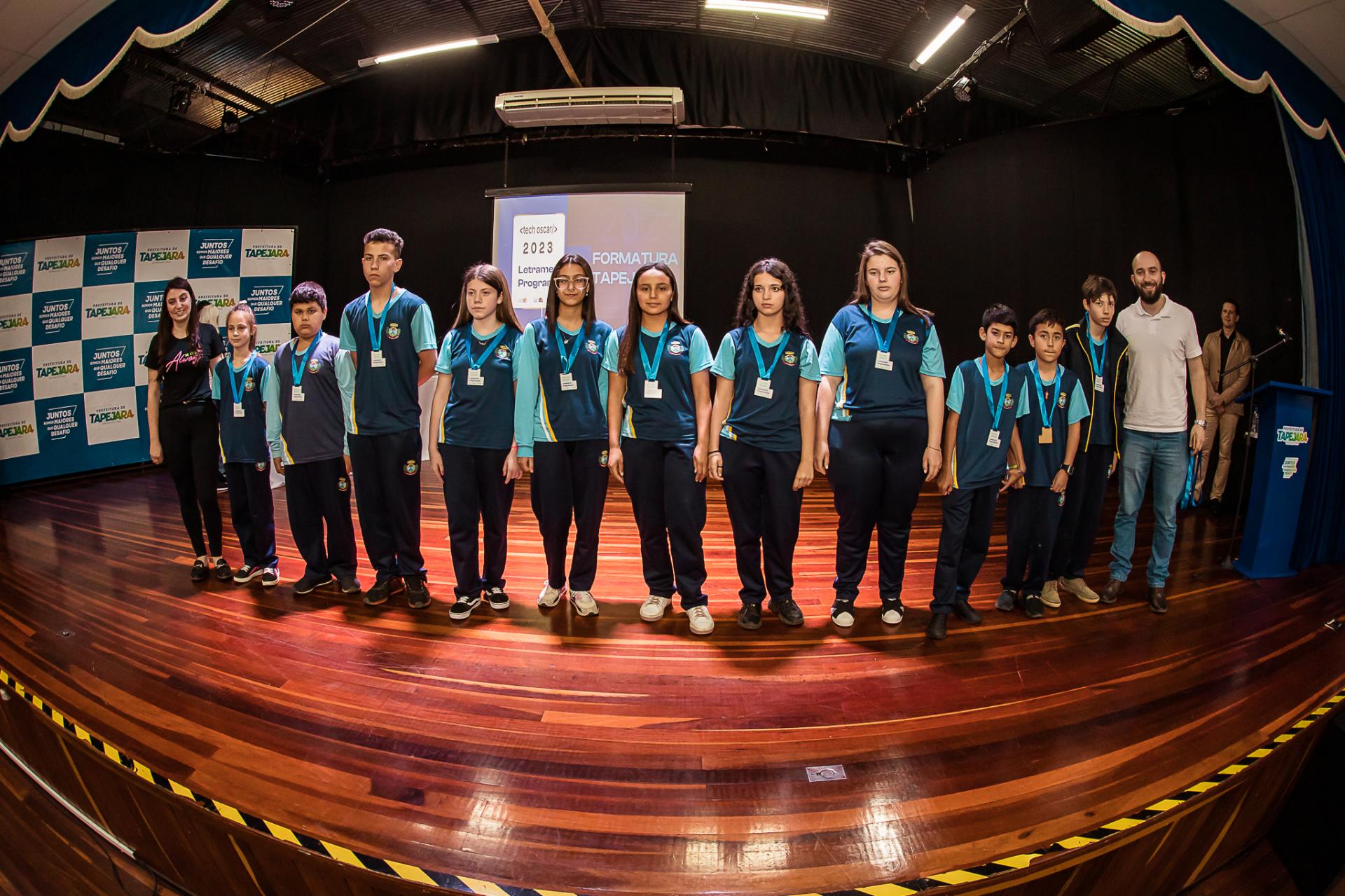 Estudantes de Capão Bonito do Sul participaram da formatura do projeto “Letramento em Programação”