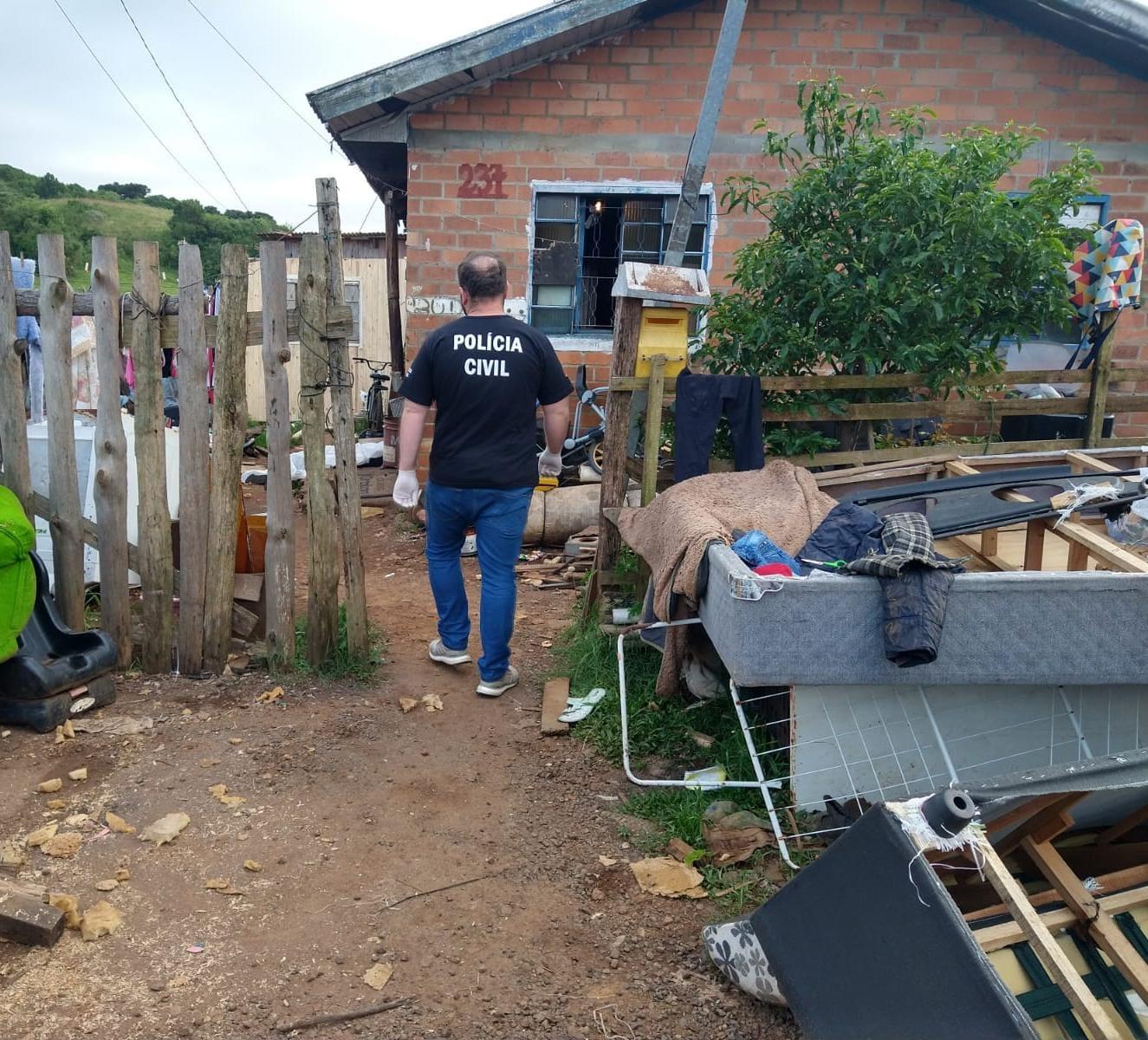 POLÍCIA CIVIL - DP VACARIA PRENDE AUTOR DE HOMICÍDIO