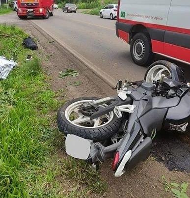 Motociclista morre em acidente em Muçum