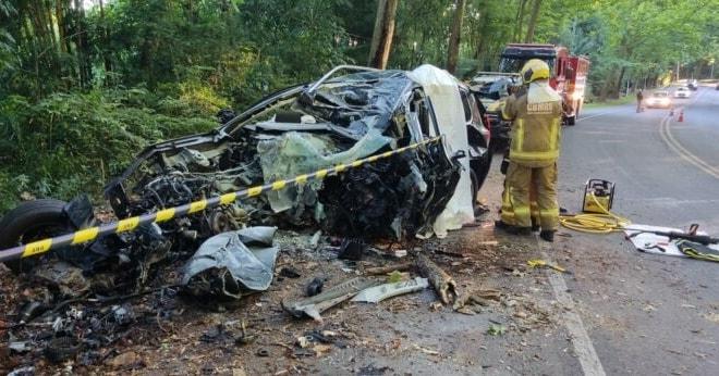 Acidente com morte em Morro Reuter