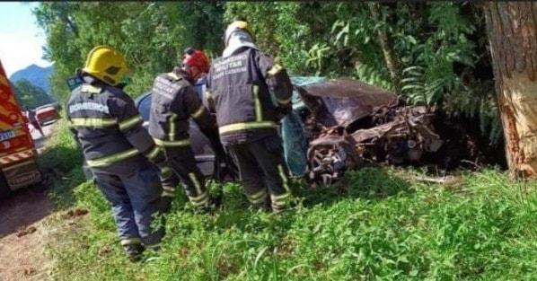 Passo-fundense morre em acidente na BR-470 em SC