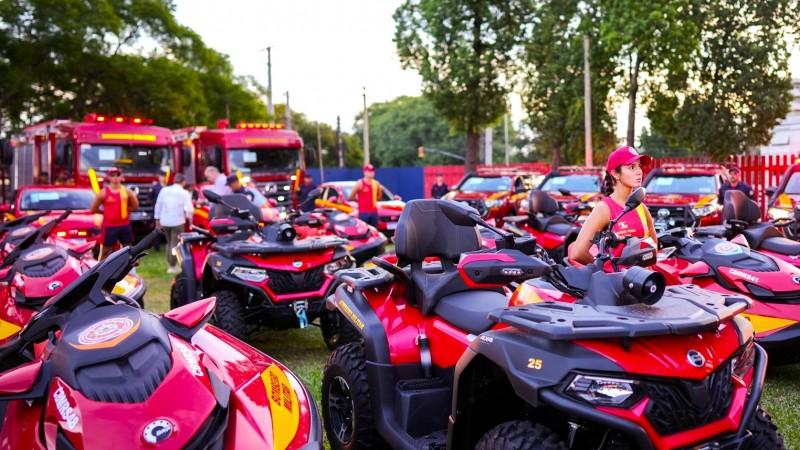Governador entrega 74 novas viaturas para o Corpo de Bombeiros Militar