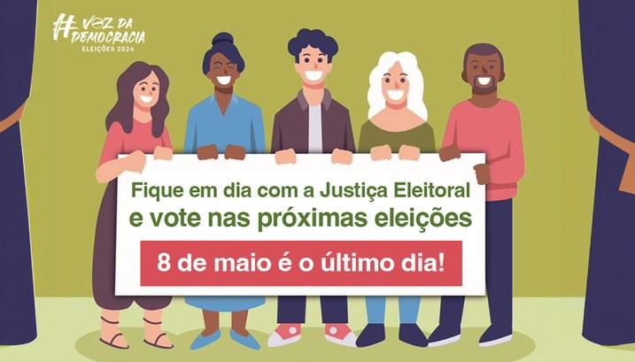 Eleições 2024: Dia 8 de maio é a data final para emitir ou regularizar título eleitoral