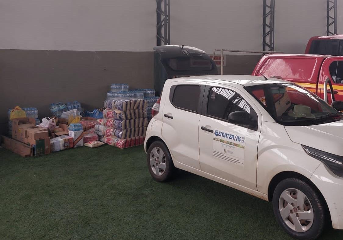 Emater/RS-Ascar direciona doações para entidades assistenciais após enchentes no RS
