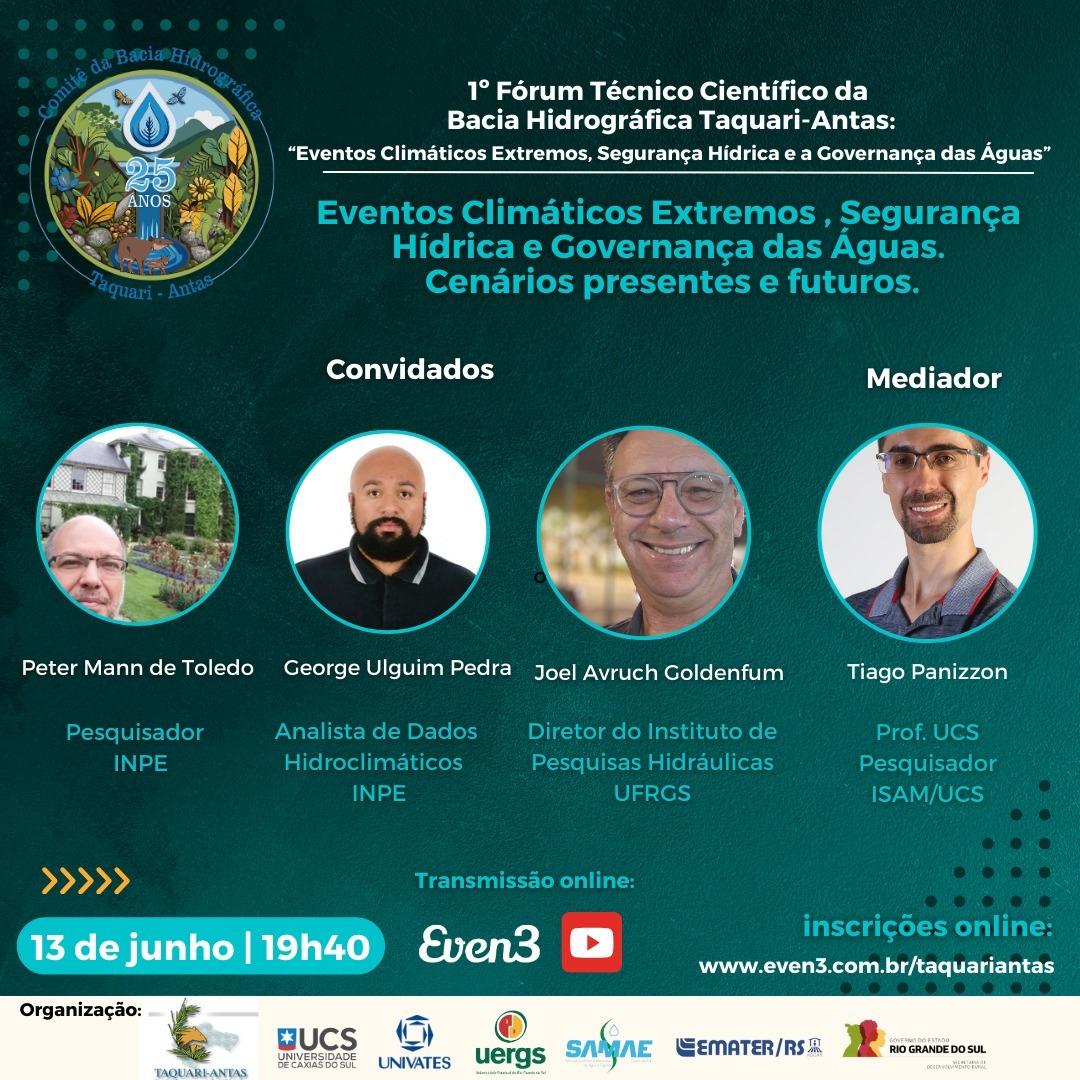 Fórum traz para discussão as causas dos recentes eventos climáticos