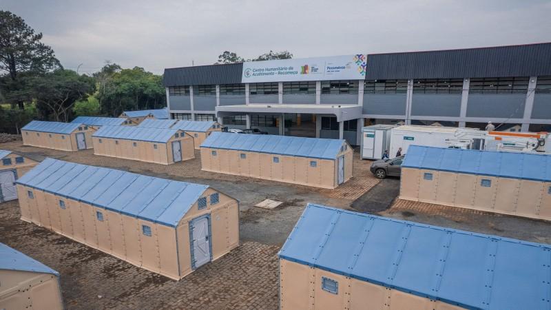 Estrutura do Centro Humanitário de Acolhimento Recomeço garante atendimento humanizado a famílias desabrigadas
