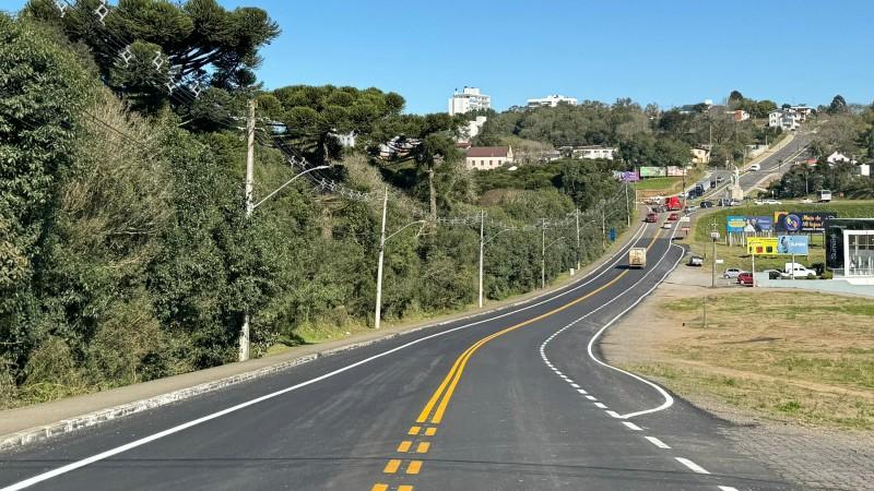 Concluída revitalização da Rodovia dos Romeiros, em Farroupilha
