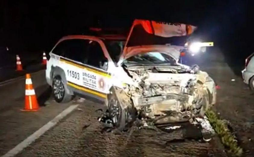 Mulher morre em acidente na BR-116, em Vacaria