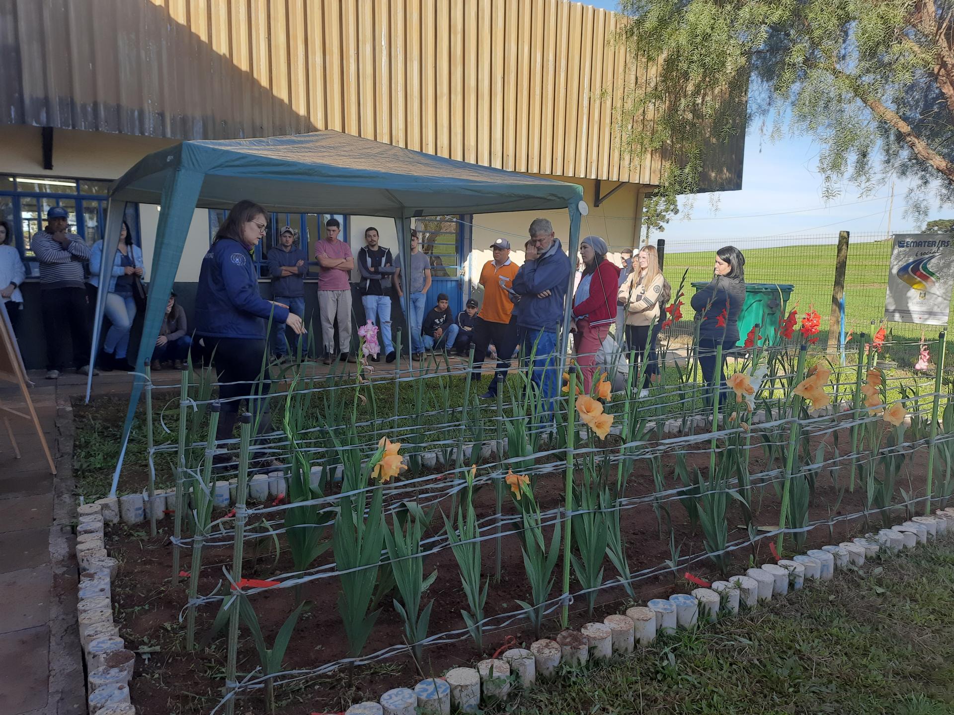 Dia de Campo em Vacaria é oportunidade para interessados no cultivo de flores