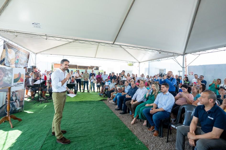 Leite entrega mais 68 casas temporárias em Triunfo e Rio Pardo