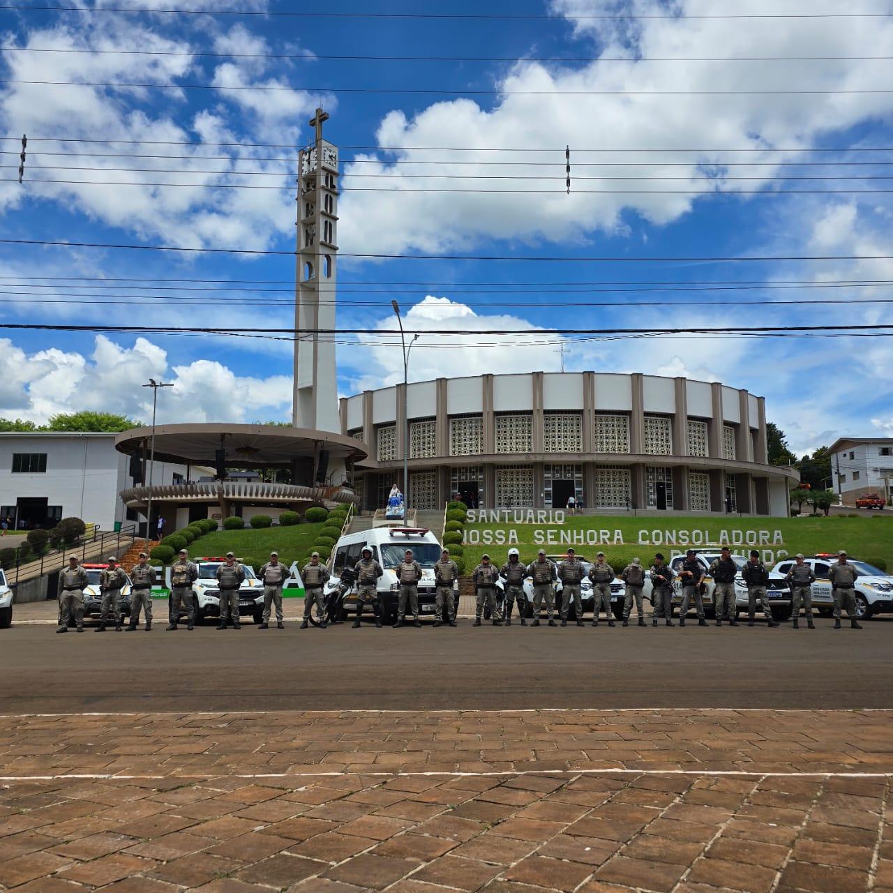 Brigada Militar dá início à 73ª Romaria de Nossa Senhora Consoladora em Ibiaçá