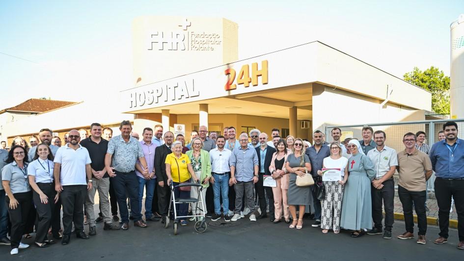 Governo celebra resiliência com reformas e novos equipamentos no Hospital de Rolante