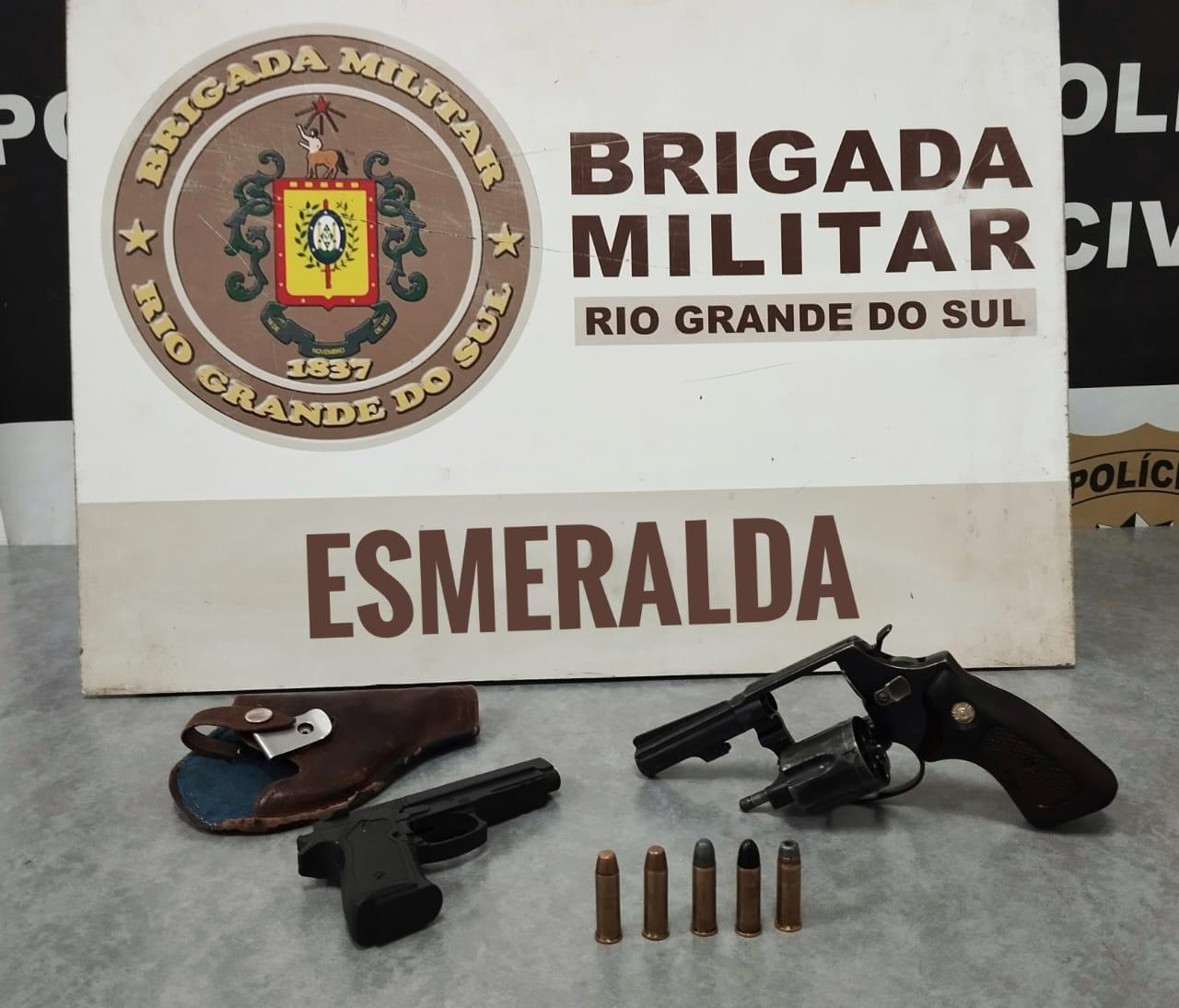 Homem é preso por porte ilegal de arma de fogo em Esmeralda