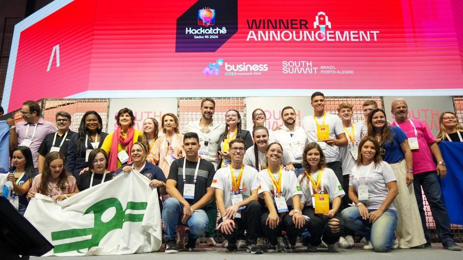 Com número recorde de inscrições, Secretaria da Educação divulga as seis equipes selecionadas para o HackaTchê Business