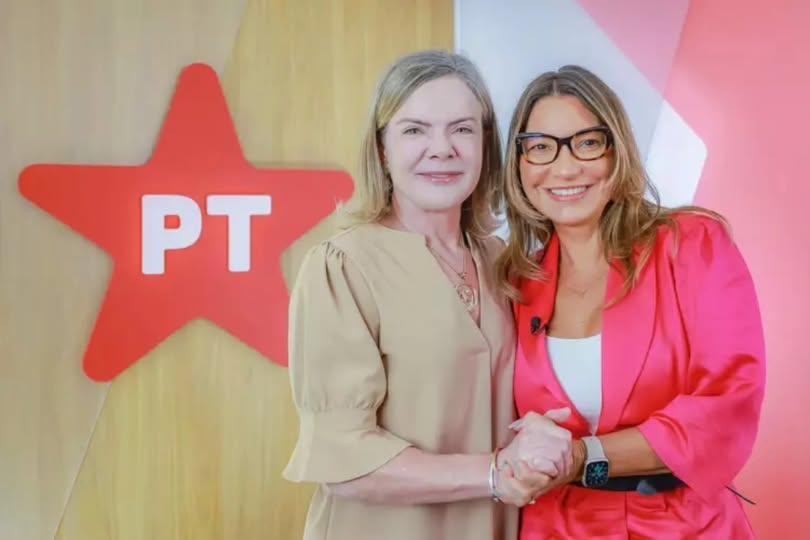 Ministra Gleisi Hoffmann defende “cargo honorífico” para a primeira-dama Janja