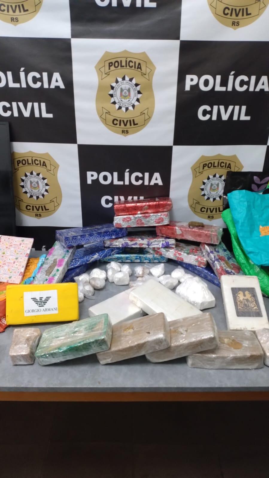 Operação da Policia Civil de Vacaria localiza grande quantidade de drogas