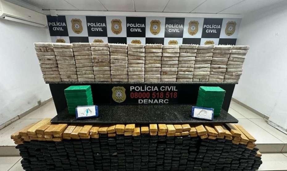 Polícia Civil realiza a maior apreensão de crack da história da instituição