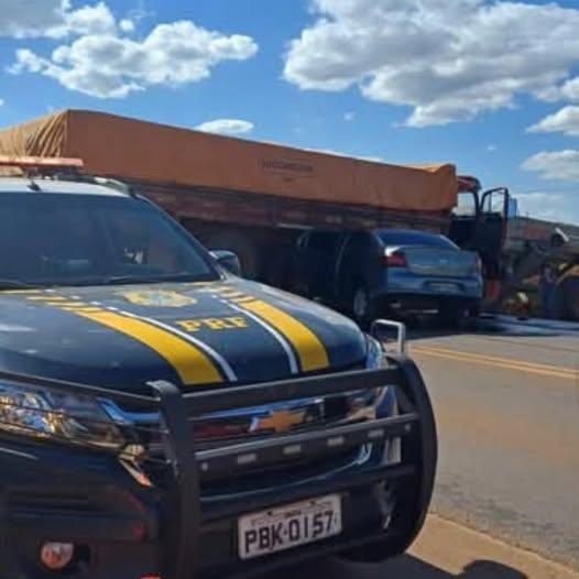 PRF ATENDE ACIDENTE EM VACARIA