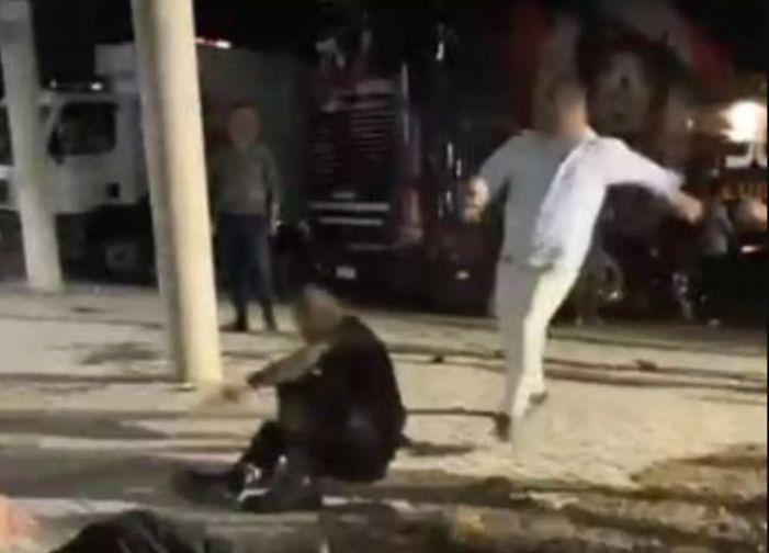Vereador é flagrado agredindo segurança em festa em Palmeira ,Santa Catarina