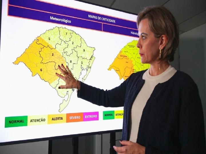 Rio Grande do Sul tem previsão de chuvas e ventos intensos e queda de temperatura
