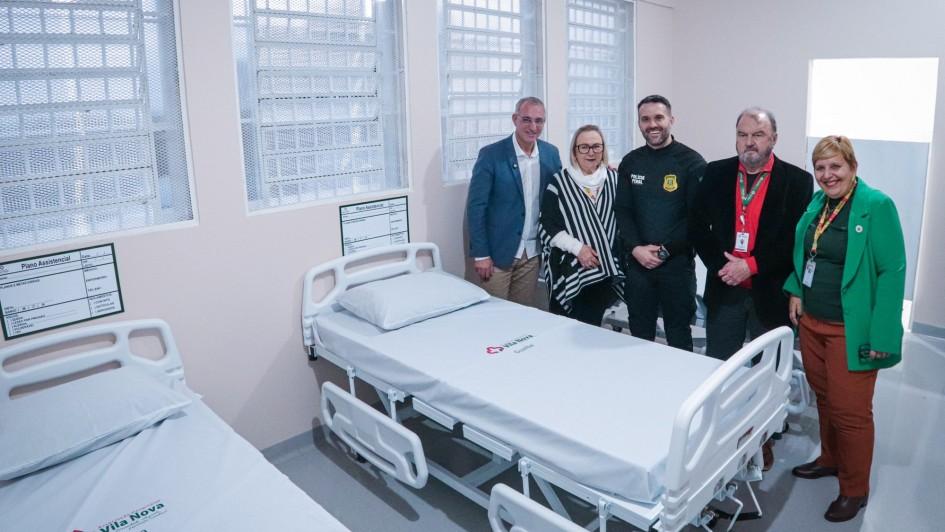 Governo inaugura ala de saúde mental para mulheres apenadas em hospital de Guaíba