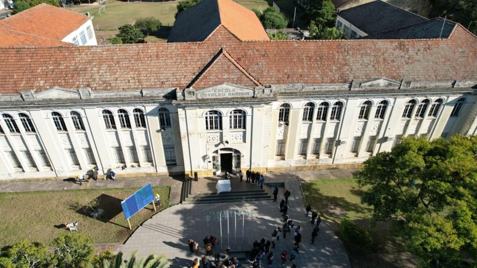 Governo inicia recuperação do Instituto Estadual de Educação Oswaldo Aranha, de Alegrete