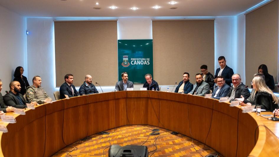 Leite vai a Canoas e efetiva repasse de R$ 179,7 milhões para melhorar sistemas de proteção contra cheias da cidade