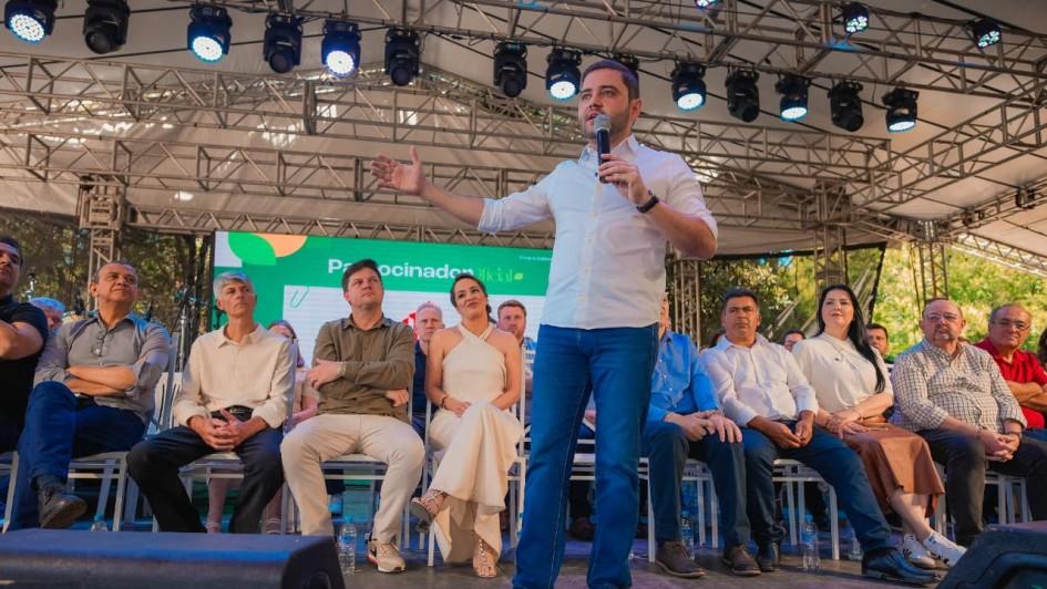 Vice-governador Gabriel Souza participa da XI Feimate, anuncia novos investimentos e vistoria obras em Novo Barreiro