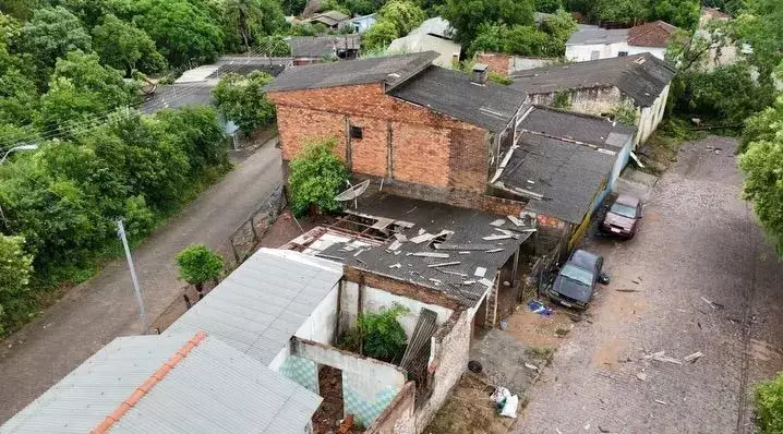 Temporais causam danos em diversas cidades do Rio Grande do Sul