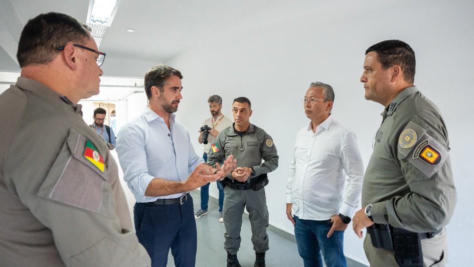 Leite visita Centro de Operações da Brigada Militar e valida expansão do modelo para todo o Estado