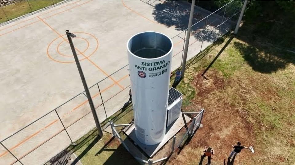 Chapecó SC é a primeira cidade da América Latina com proteção antigranizo em área urbana