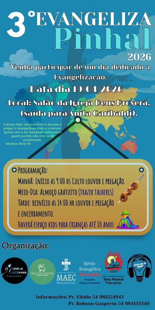 TERCEIRO EVANGELIZA PINHAL - UM EVENTO DE ESPIRITUALIDADE E COMUNHÃO
