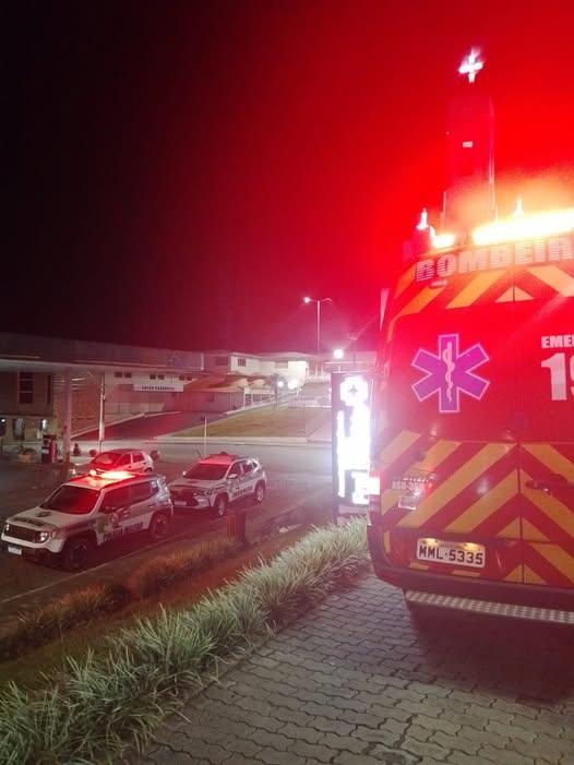 Corpo de Bombeiros atende ferimentos durante ocorrência em Anita Garibaldi