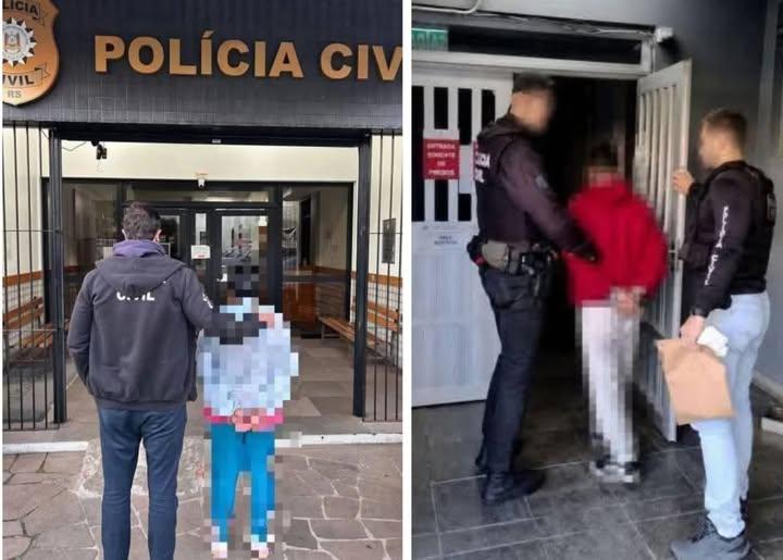 Operação contra extorsão prende três suspeitos e cumpre mandados em quatro cidades do RS