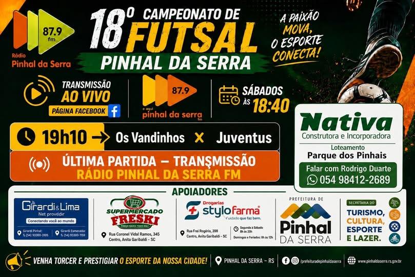 18º CAMPEONATO DE FUTSAL DE PINHAL DA SERRA