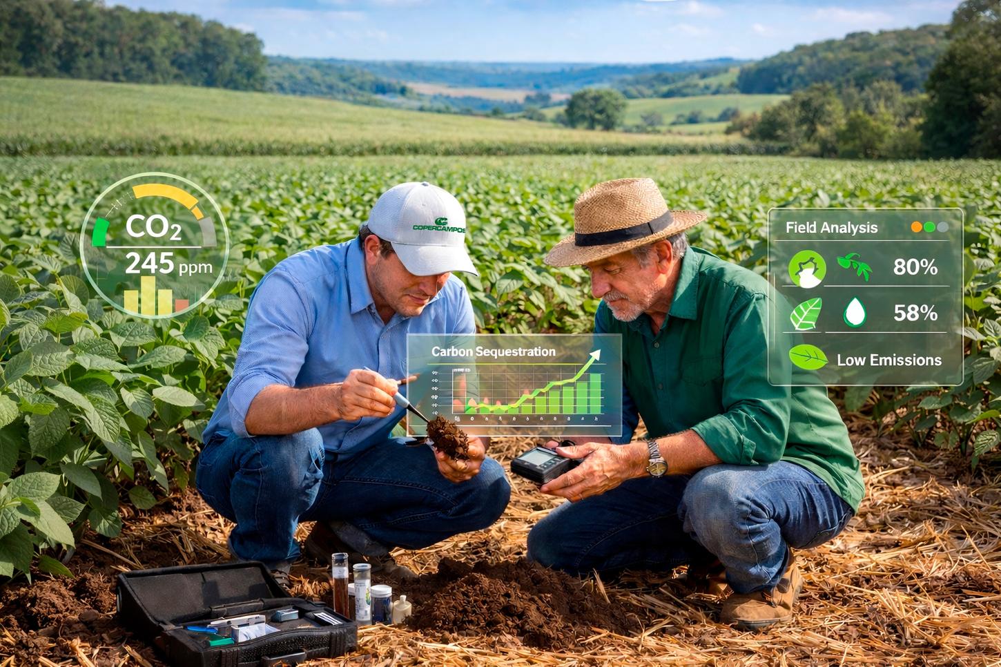 Copercampos inicia projeto de agricultura regenerativa e carbono