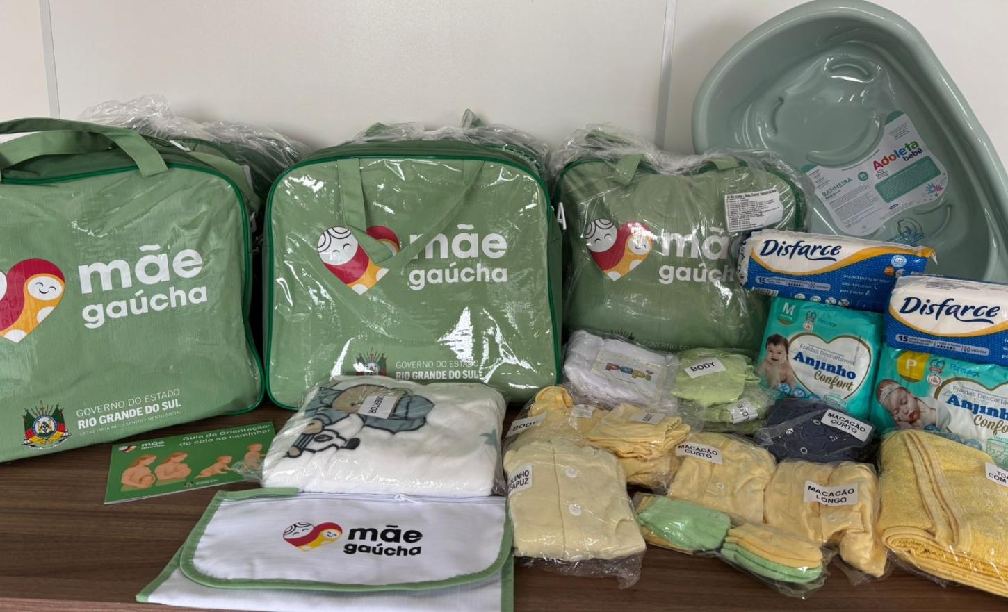 CRAS de Capão Bonito do Sul recebe novos kits do Programa Mãe Gaúcha