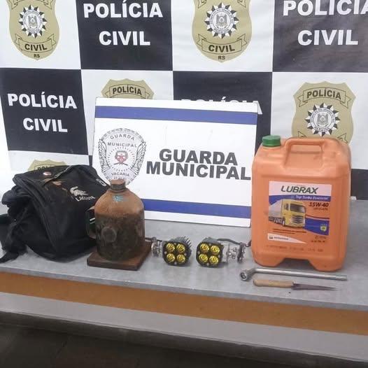 GUARDA MUNICIPAL PRENDE DOIS HOMENS POR FURTO EM AÇÕES DISTINTAS EM VACARIA