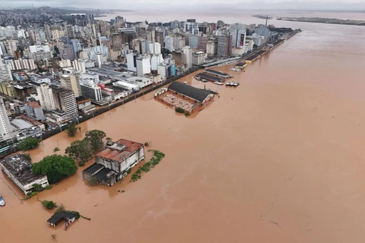 O Guaíba pode atingir cota de alerta de 2,50 metros, em Porto Alegre, entre esta sexta e o sábado