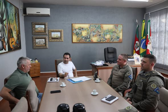 Brigada Militar e Prefeitura de Vacaria alinham esquema de segurança para o Festival de Balonismo