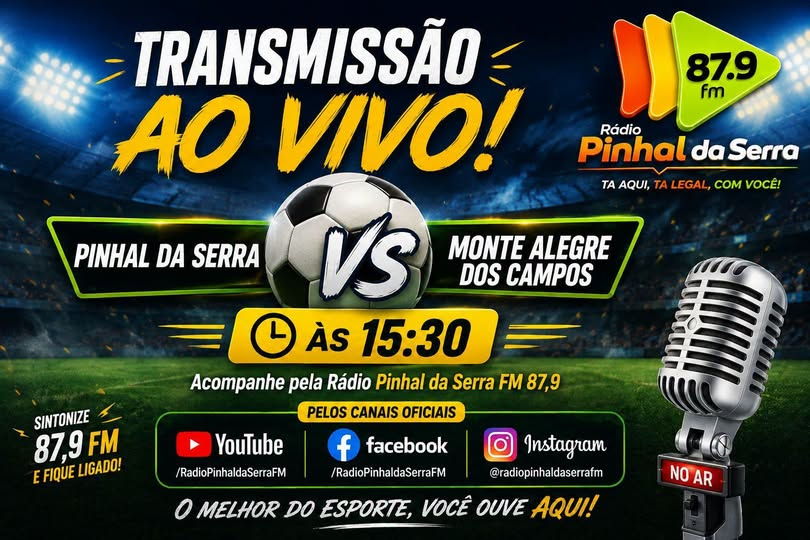 COPA AMUCSER 2026: RÁDIO PINHAL DA SERRA FM TRANSMITE A 5ª RODADA
