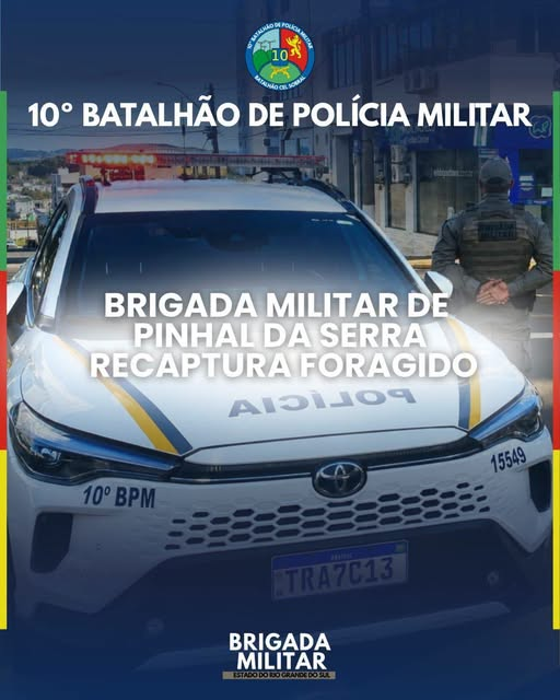 Homem é preso em cumprimento de mandado judicial em Pinhal da Serra