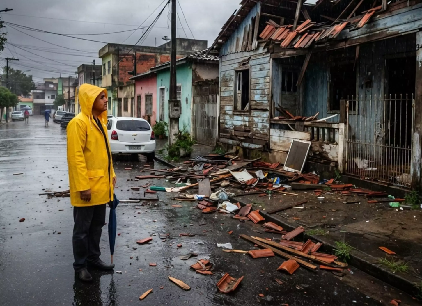 Municípios gaúchos registram estragos, transtornos e morte em dia de temporais