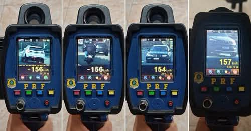 PRF flagra 2.250 veículos acima da velocidade em rodovias do RS