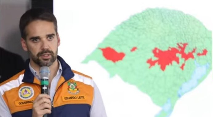 “Seguimos atentos, mobilizados e trabalhando para proteger todos os gaúchos”, afirma o governador Eduardo Leite após temporais